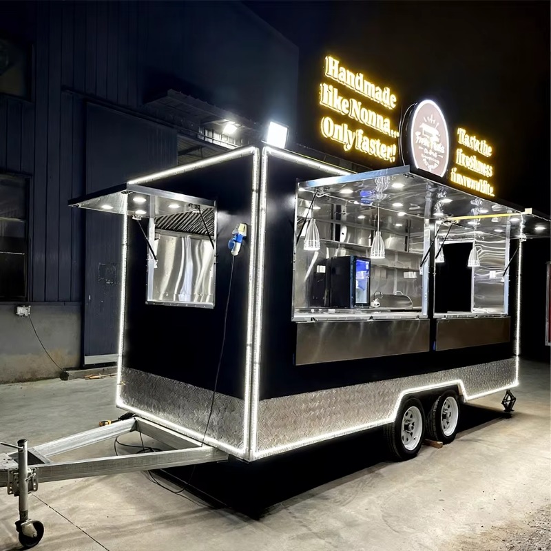 Food Snacks Catering - Mobile Catering Food Trailer Portable Commercial