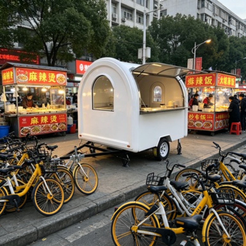 Food Snacks That Start With A - Portable Food Cart Trailer Coffee Snack