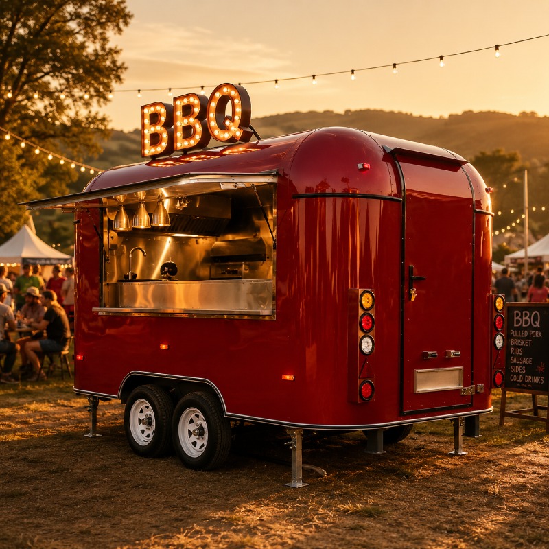 Food Snacks Catering - Food Truck Trailer Street Catering Customized