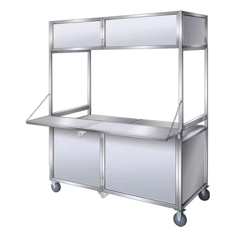 New Multi-Functional Folding S - огляд і ціна Snacks Food Stall