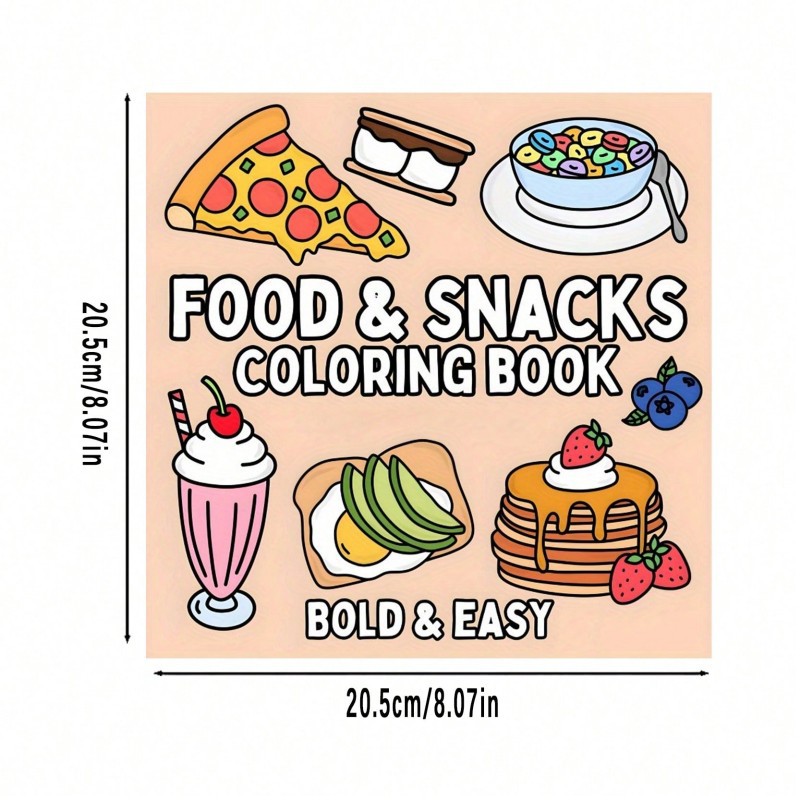 New Food & Snack Themed Colori - огляд і ціна Food Snacks Drawing