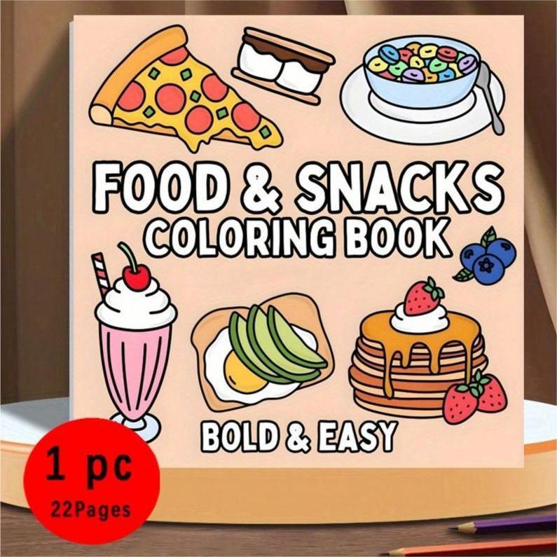 New Food & Snack Themed Colori - огляд і ціна Food Snacks Drawing