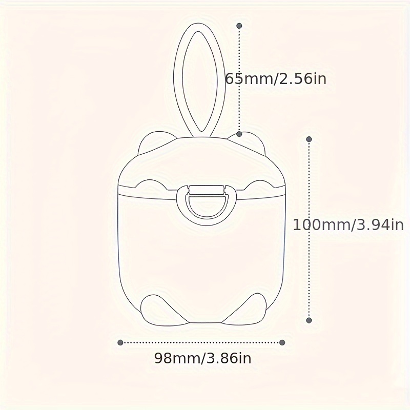 1pc Portable Four-Layer Milk P - огляд і ціна Food Snacks For 1 Year Old