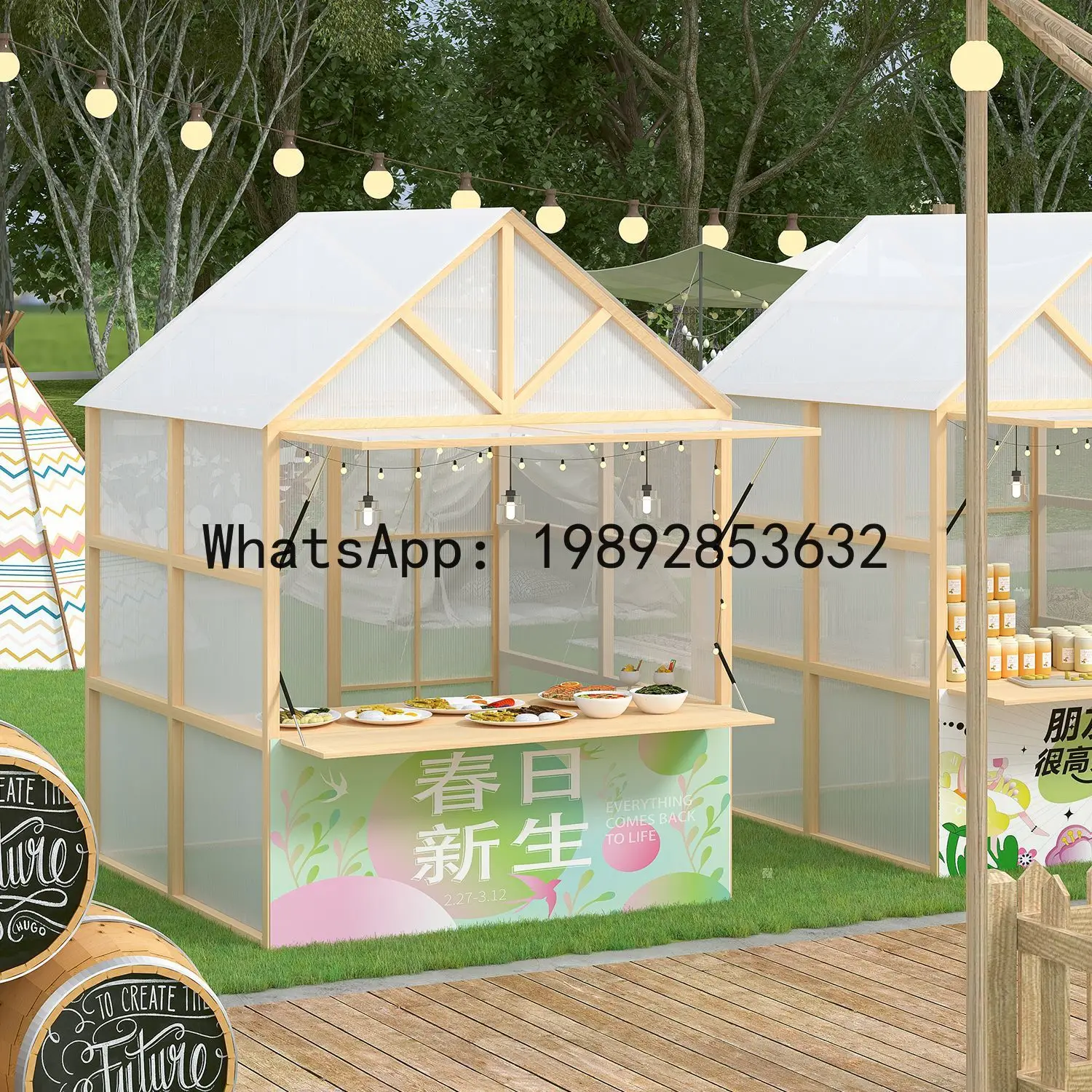 Z2-28Event Stall Rack Internet - огляд і ціна Snacks Food Stall