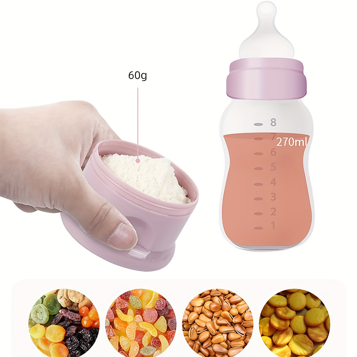 Large Capacity Baby Milk Powde - огляд і ціна Food Snacks For 1 Year Old