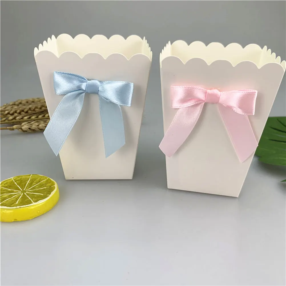 12pcs Pink Bow Popcorn Box Par - огляд і ціна Food Snacks For 1 Year Old