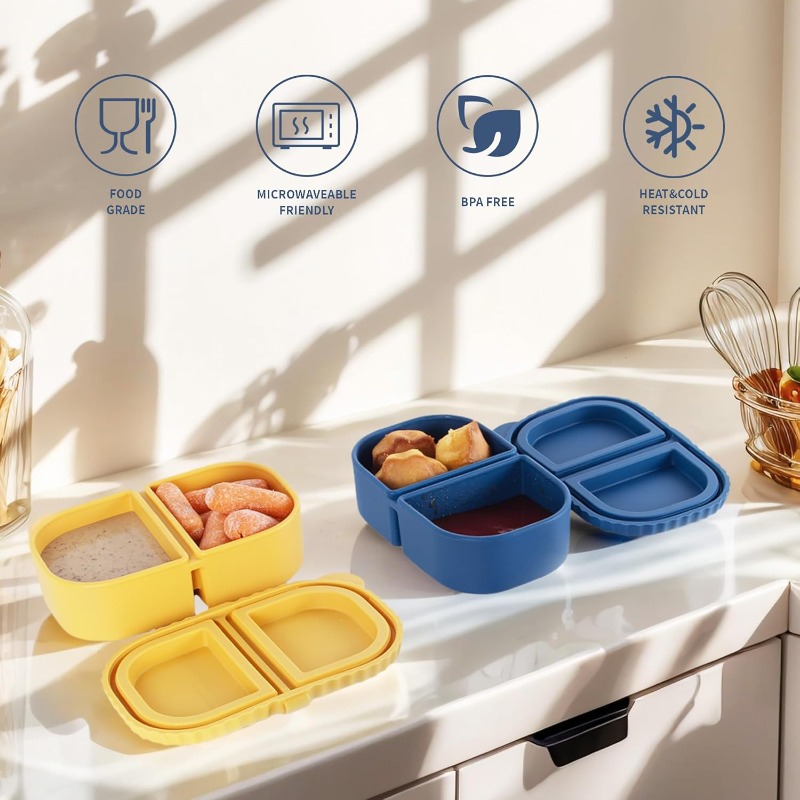 Reusable Silicone Snack Contai - огляд і ціна Food And Snacks For Picnic