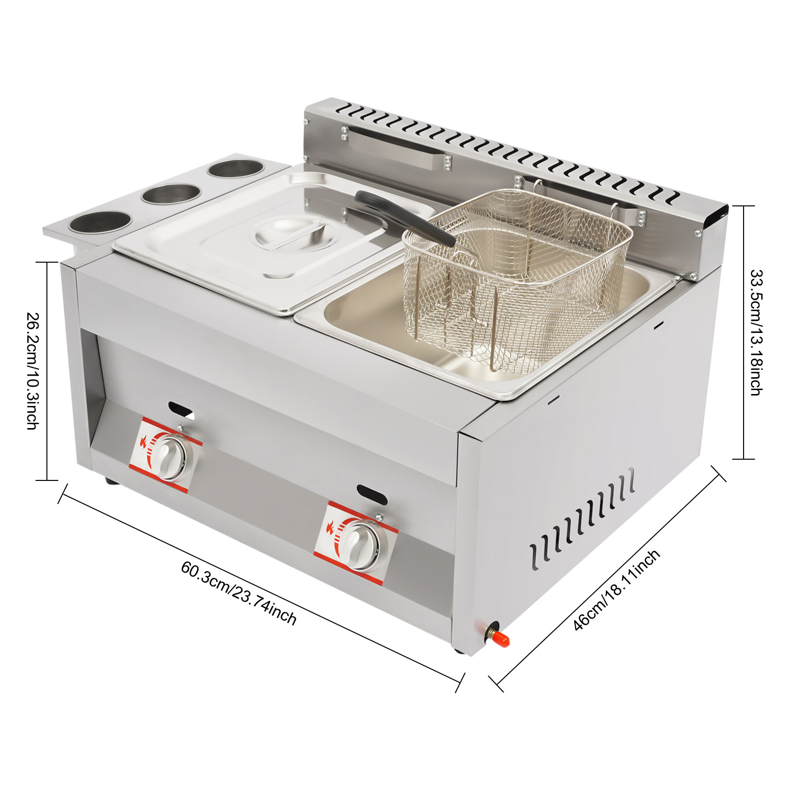 Commercial Deep Fryer 2-Tank 6 - огляд і ціна Food Snacks Catering