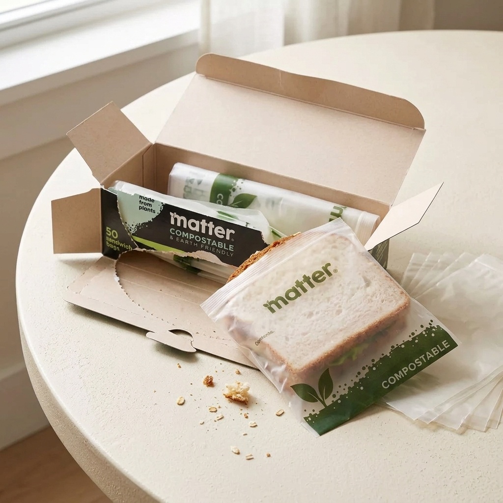 50 Count Compostable Sandwich  - огляд і ціна Food And Snacks For Picnic