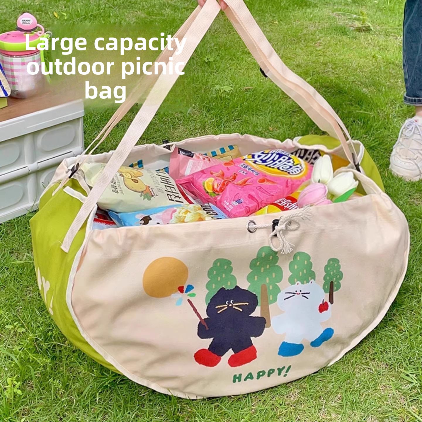 Large Capacity Car Storage Bag - огляд і ціна Food And Snacks For Picnic