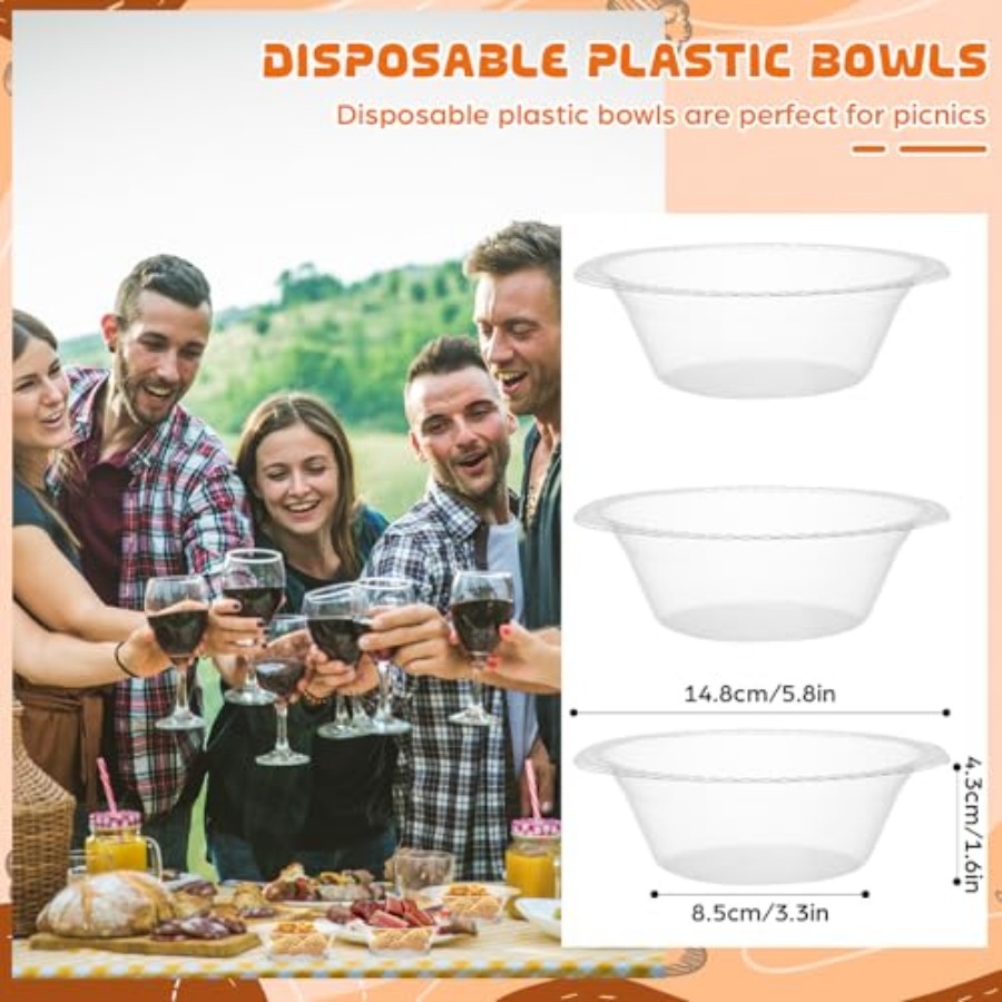 30 Pack 12 oz Disposable Plast - огляд і ціна Food And Snacks For Picnic
