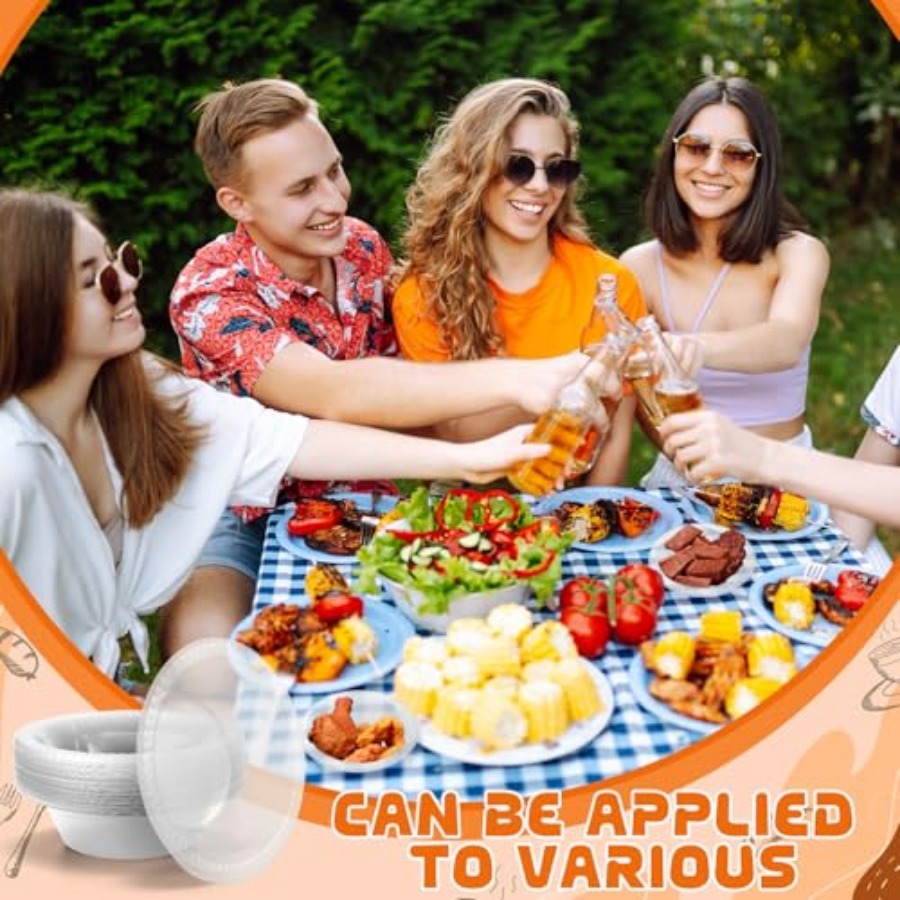 30 Pack 12 oz Disposable Plast - огляд і ціна Food And Snacks For Picnic