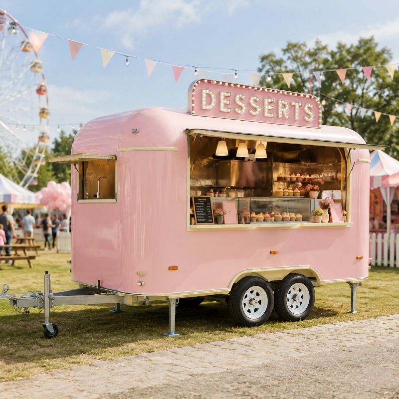 Food Truck Trailer Street Cate - огляд і ціна Food Snacks Catering