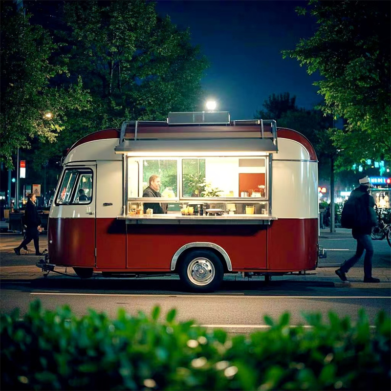 Portable Mobile Food Cart Trai - огляд і ціна Food Snacks Catering