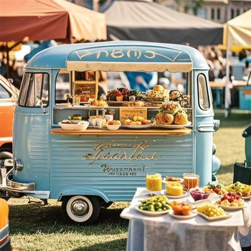 Portable Mobile Food Cart Trai - огляд і ціна Food Snacks Catering