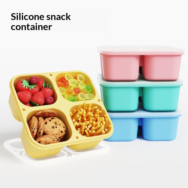 Food Grade Silicone Snack Box  - огляд і ціна Food And Snacks For Picnic