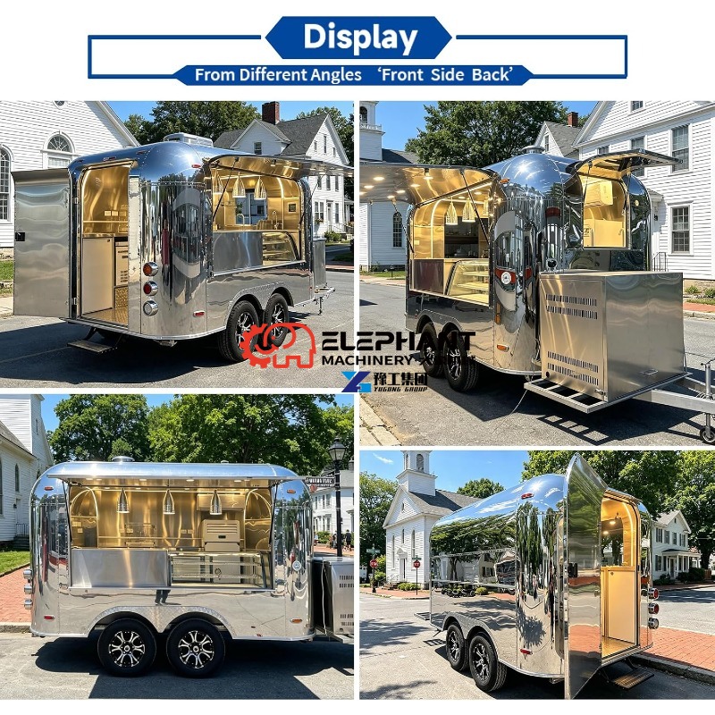 Mirror Food Trailer for Pizza, - огляд і ціна Food Snacks Catering