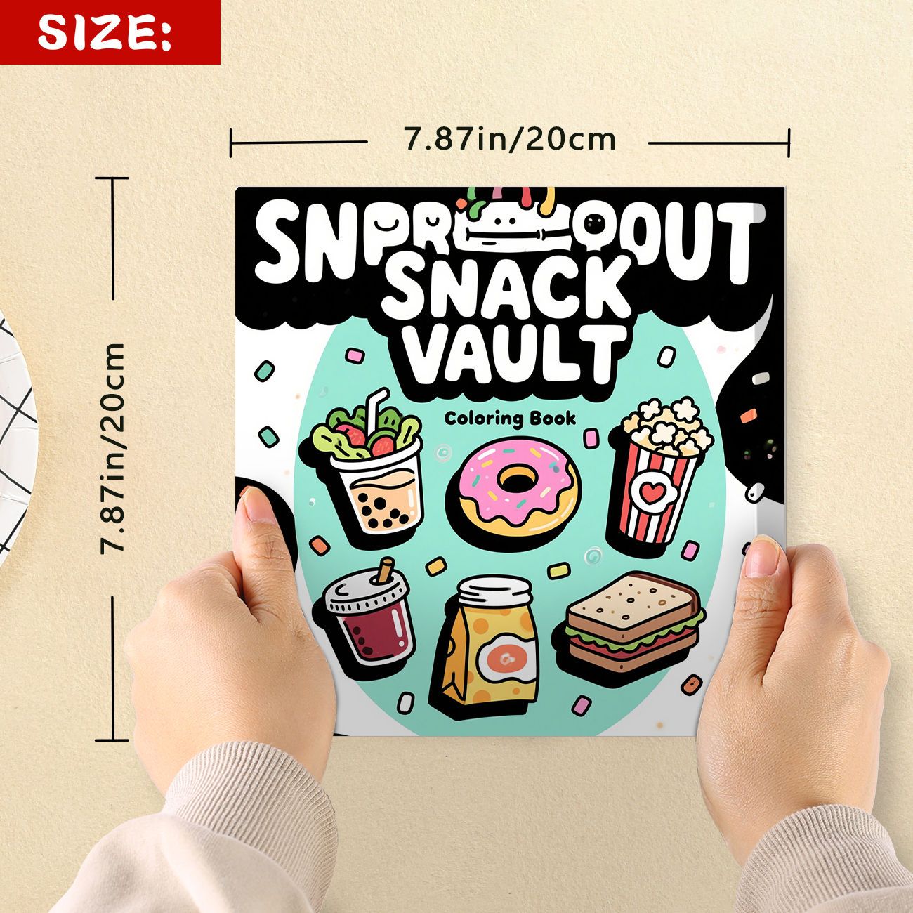 Snproout Snack Vault Coloring  - огляд і ціна Food Snacks Drawing