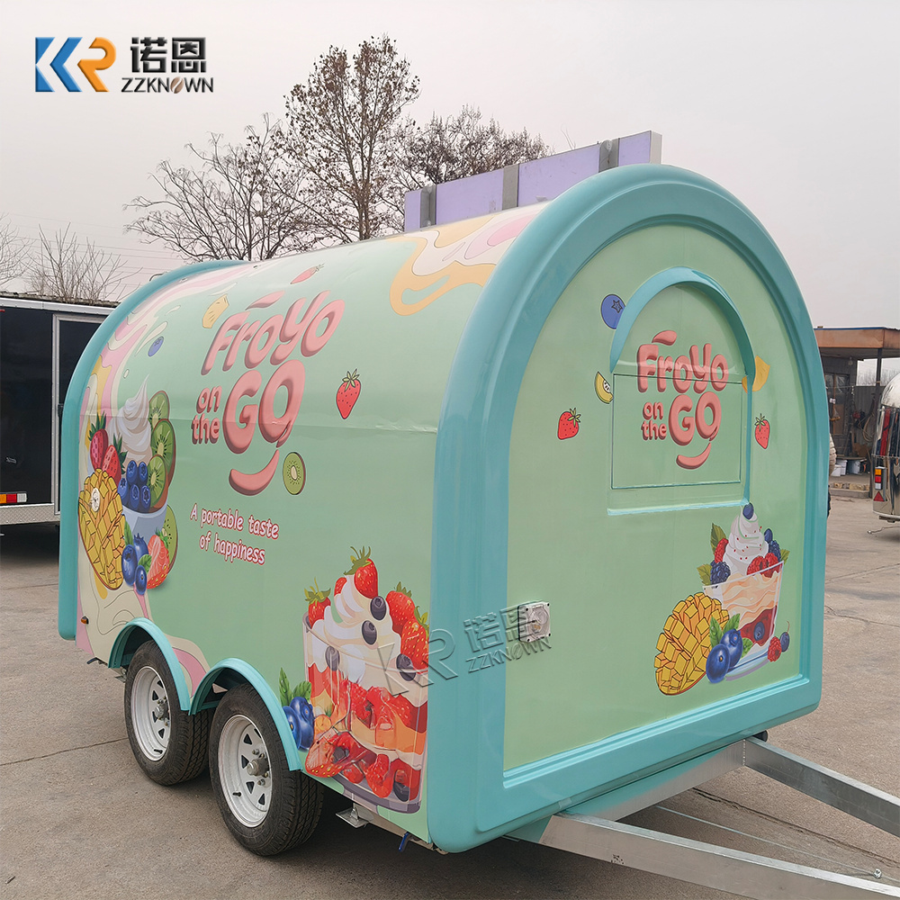 Custom Food Trailer Mobile Kit - огляд і ціна Food Snacks Catering
