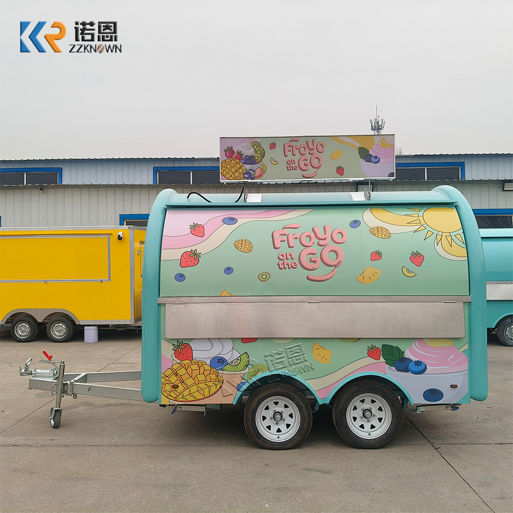 Custom Food Trailer Mobile Kit - огляд і ціна Food Snacks Catering